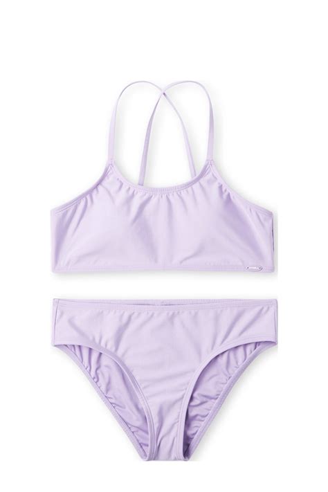O Neill Crop Bikini Essentials Lila Wehkamp