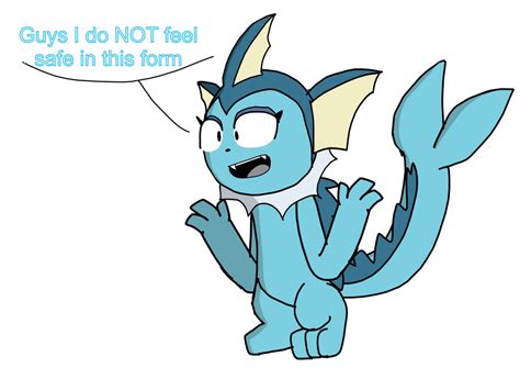 I Turned Myself Into A Vaporeon By Sketchyboi25 On Deviantart