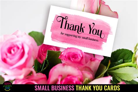 Small Business Thank You Cards Graphic by Happy Printables Club ...