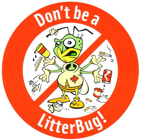 No Littering Signs Clipart Best