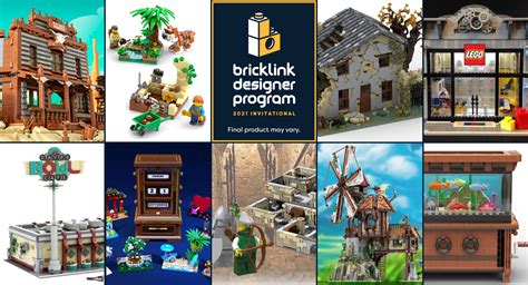 LEGO BrickLink Designer Programm zweite Runde Diese fünf Sets kommen