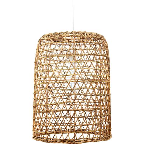 Rattan Deckenlampe Boho Bali Design Pendelleuchte Lian