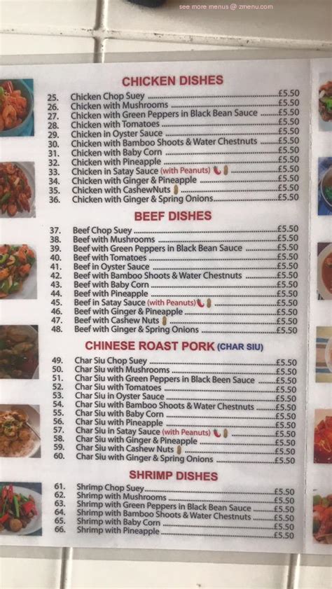 Menu At Lucky Dragon Chinese Takeaway Fast Food Bridlington