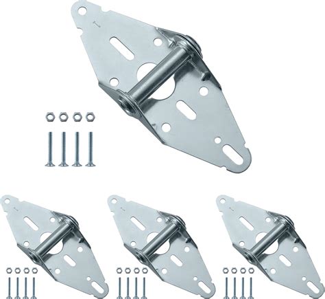 Home Master Hardware 4 Pack Garage Door Hinge Heavy Duty 14 Gauge Steel 1 With Galvanized