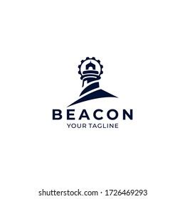 Beacon Logo Vector Design Template Stock Vector (Royalty Free ...