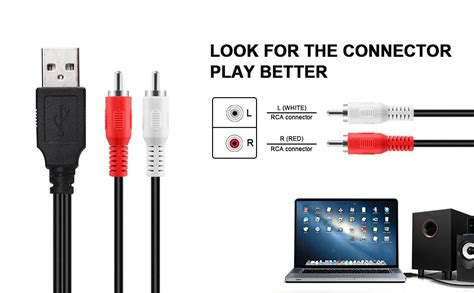 Duttek Adaptateur Convertisseur Usb M Le Vers Rca M Les Vid O Av