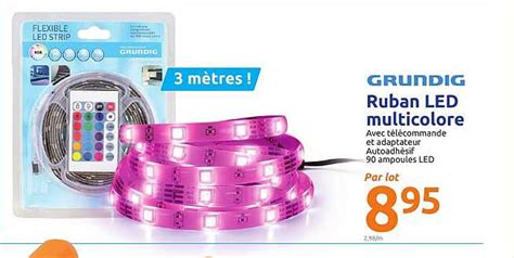 Promo Ruban Led Multicolore Grundig Chez Action Icatalogue Fr