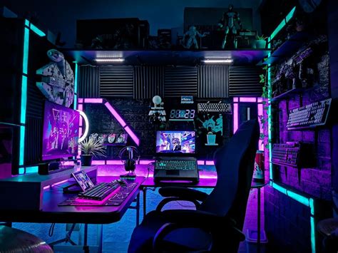 Cyberpunk Inspired Rgb Gaming Setup