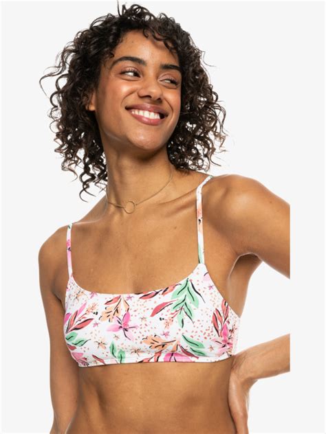 Printed Beach Classics Bra Bikini Top For Women Roxy