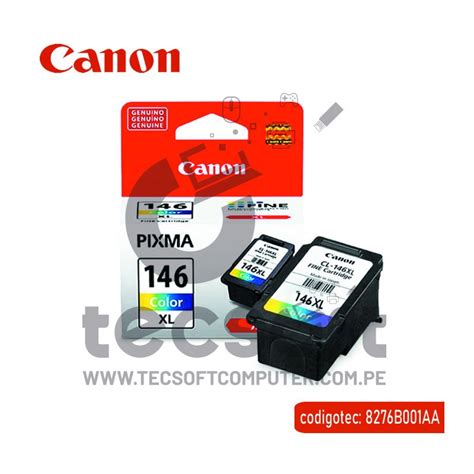 Cartucho De Tinta Canon CL 146XL Alta Capacidad Tricolor