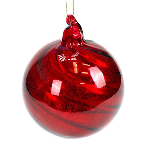 Shiny Red Ball Ornament Item 844037 The Christmas Mouse