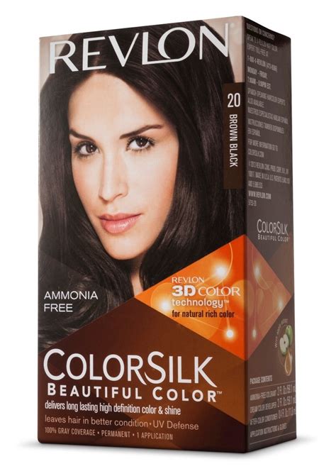 Revlon Colorsilk Haircolor Brown Black