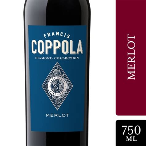 Coppola Diamond Collection California Merlot Red Wine 750 Ml Kroger