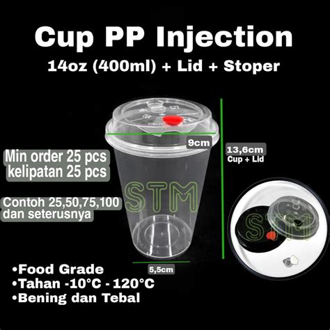 Jual Thinwall Cup Injection Oz Ml Gelas Plastik Oz Seal