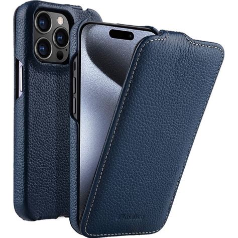 Skórzane Etui MELKCO z klapką do iPhone 15 Pro Max Obudowa Leather