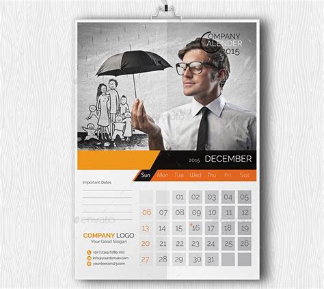 24 Best Business Calendar Templates 2015 And Samples Free And Premium