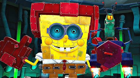 Spongebob Squarepants Battle For Bikini Bottom Part Boss Fight Robot