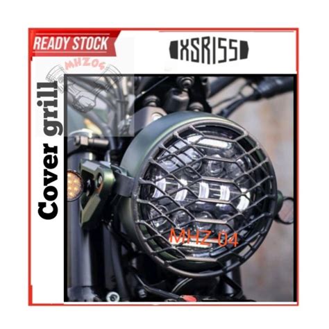 Jual Grill Headlamp Yamaha Xsr Cover Lampu Special New Born