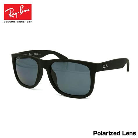 レイバン 偏光 サングラス Rb4165f 622 2v 55mm Ray Ban アジアンフィット ジャスティン Justin Uvカット 紫外線カット Rb4165f 6222v グラ