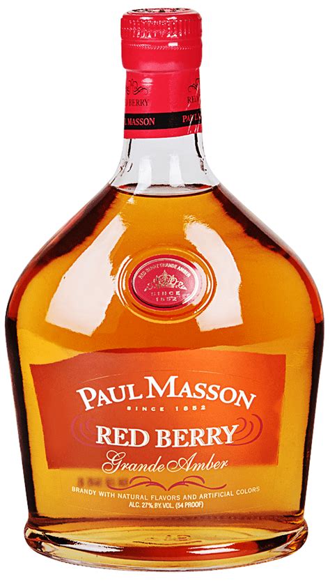 Paul Masson Red Berry Brandy 175l Luekens Wine And Spirits