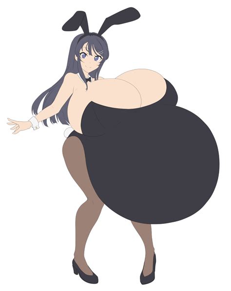 Rule 34 Breasts Bigger Than Head Bunnysuit Female Huge Breasts Hyper