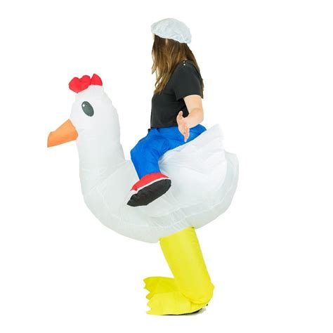 Inflatable Chicken Costume Bodysocks Uk