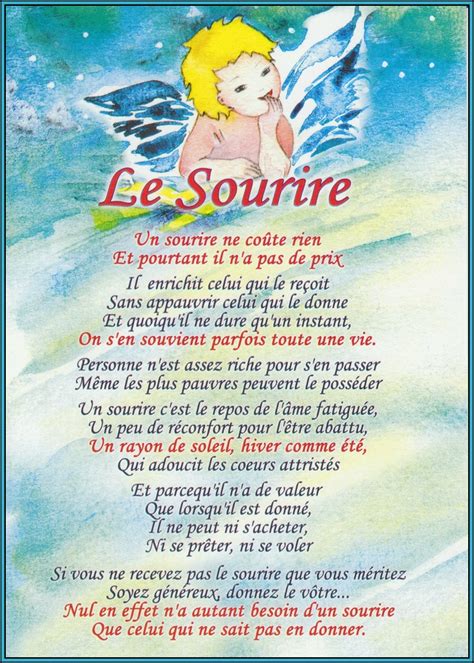 Poesie Un Sourire