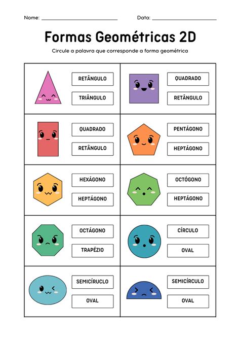 Atividades Geometricas - Atividades com Figuras Geométricas para 3º e 4º Ano