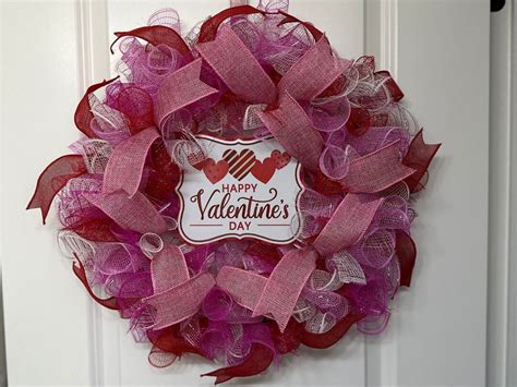 Valentines Wreath Valentines Wreaths Valentines Day Wreath Valentines