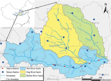 Sketch Map Of The Wei River Basin Download Scientific Diagram