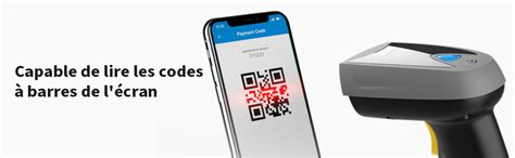 Inateck D Scanner De Codes Barres Qr Avec Base Intelligente Sans