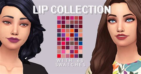 Sims 4 Maxis Match CC Lips Lipstick Lip Gloss FandomSpot