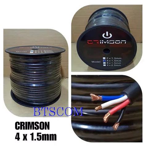 Jual Kabel Speaker Isi Crimson X Mm Meter Shopee Indonesia