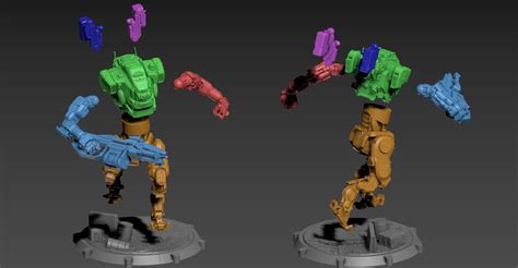 Artstation Bt 7274 3d Printable 75mm Resources