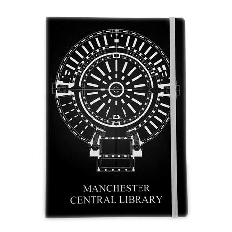 A5 Central Library First Floor Plan Elasticated Notebook Manchester