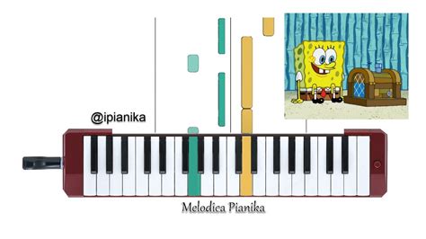 Krusty Krab Theme Song The Rake Hornpipe Spongebob Melodica Pianika Tutorial Youtube