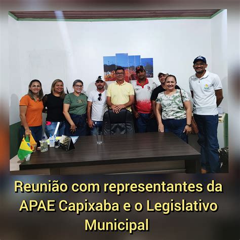 Prefeito Recebe Representantes Da Apae Capixaba E Do Legislativo Municipal