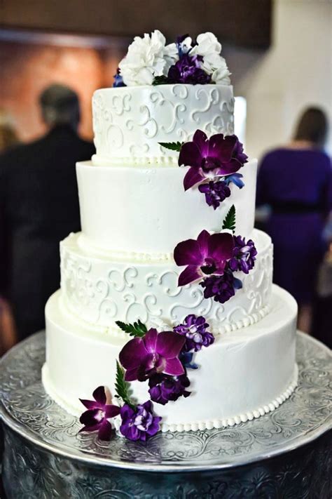 Color Inspiration Ultraviolet Torta Nuziale Viola Topper Per