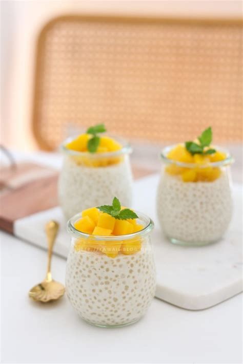 Tapioka Pudding Mit Mango K A W A I I B L O G