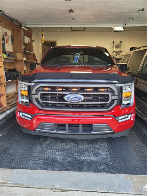 2021 F150 With Lariat Grille Custom Auto Works Raptor Style Led Amber Grille Light Kit 2021 Lr