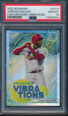 PSA 10 JORDAN WALKER 2022 Bowman Chrome VIRTUOSIC VIBRATIONS Rookie RC