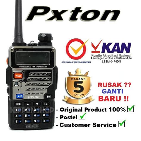 Jual Pxton Ht Pxton Uv Re Plus Original Handy Talky Uv R Uv Ra