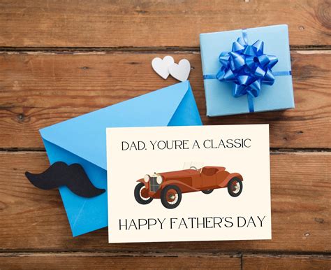 Fathers Day Printable Greeting Cards Instant Download 7x5 Card Happy