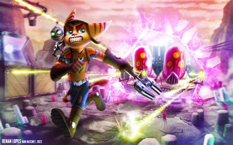 Ratchet And Clank Rift Apart Girl Fan Art