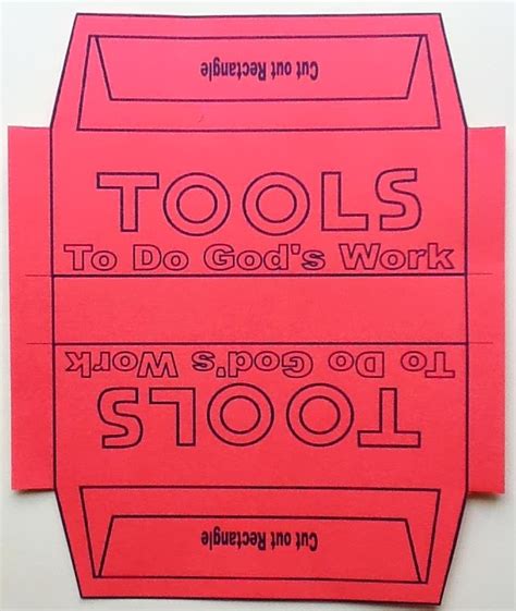 Printable Tool Box Craft