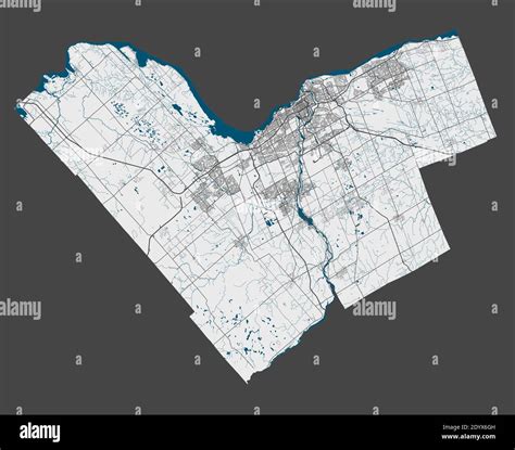 Mapa De Ottawa Mapa Detallado Del Rea Administrativa De La Ciudad De