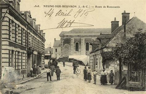 Neung Sur Beuvron Carte Postale Ancienne Et Vue D Hier Et Aujourd Hui