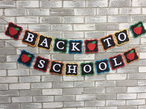 Back to School Banner Welcome Back Banner Teacher Banner - Etsy