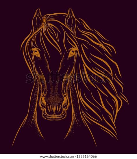 Dark Horse Head: Over 2,009 Royalty-Free Licensable Stock Illustrations ...