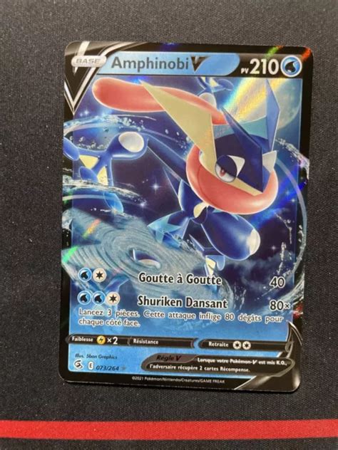 Carte Pokemon Amphinobi V Eb Eb Poing De Fusion Fr Neuf Eur